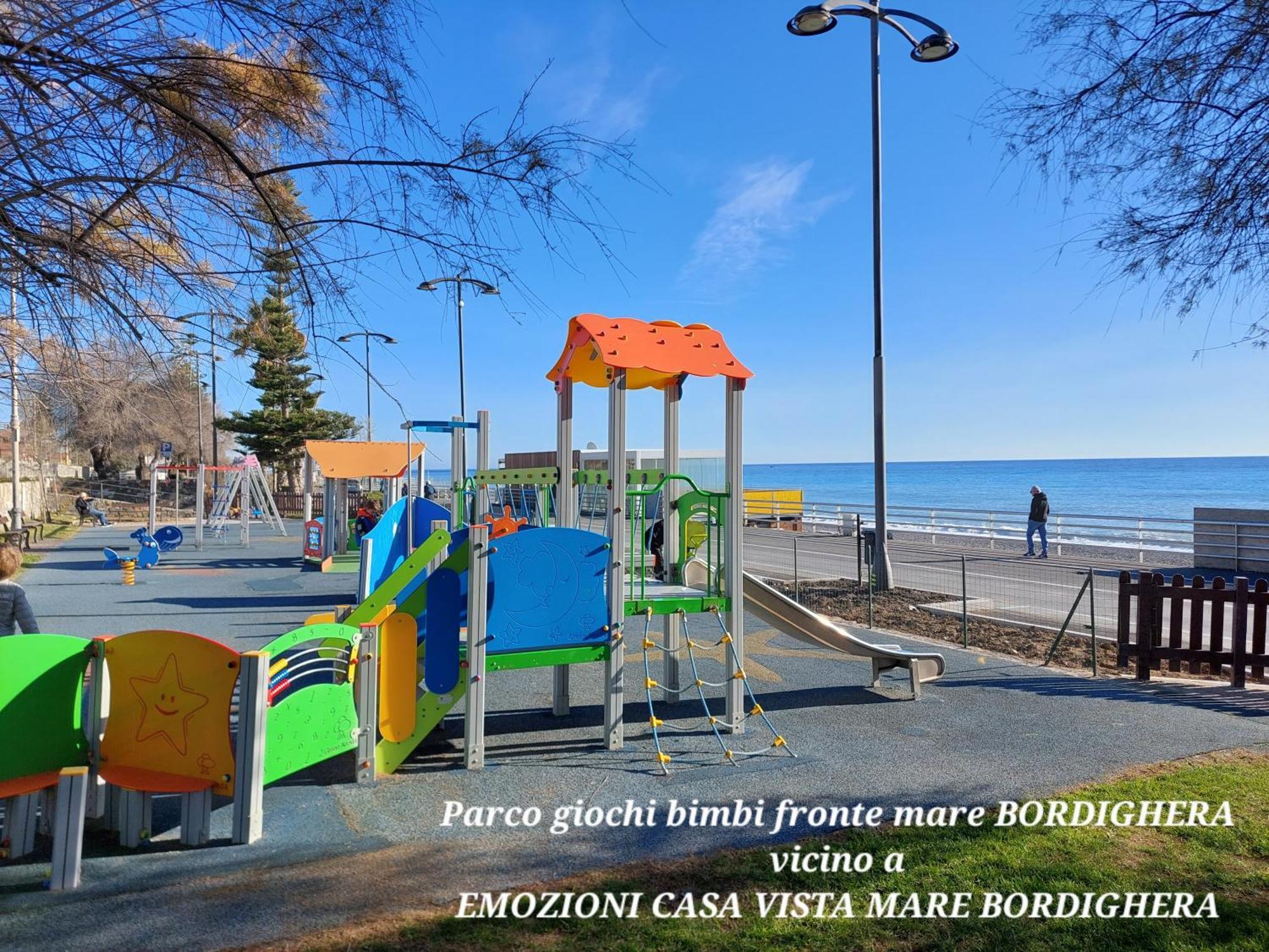 Emozioni Casa Vista Mare Bordighera Kültér fotó